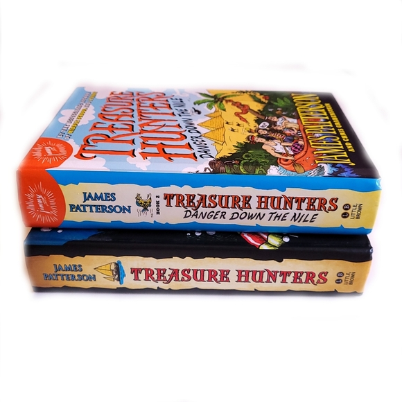 Treasure Hunters / James Patterson / 2 books / Children / Illustrated Novels - Picture 4 of 8